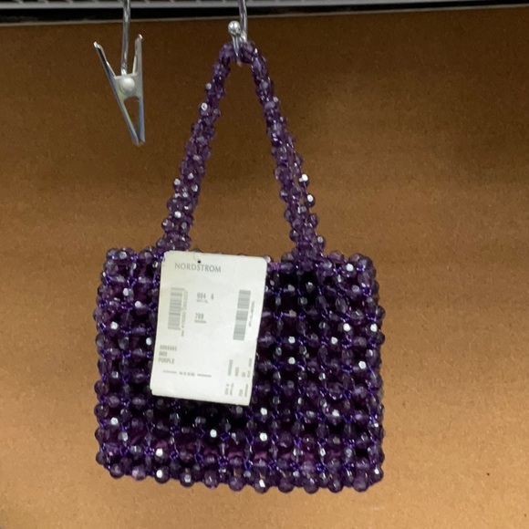 Vanessa Handbags - Nordstrom Purple Beaded Mini Bag